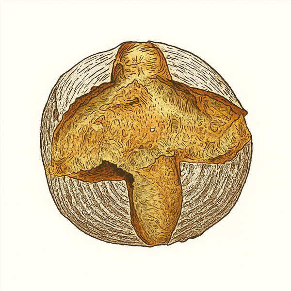 White Organic Sourdough Loaf