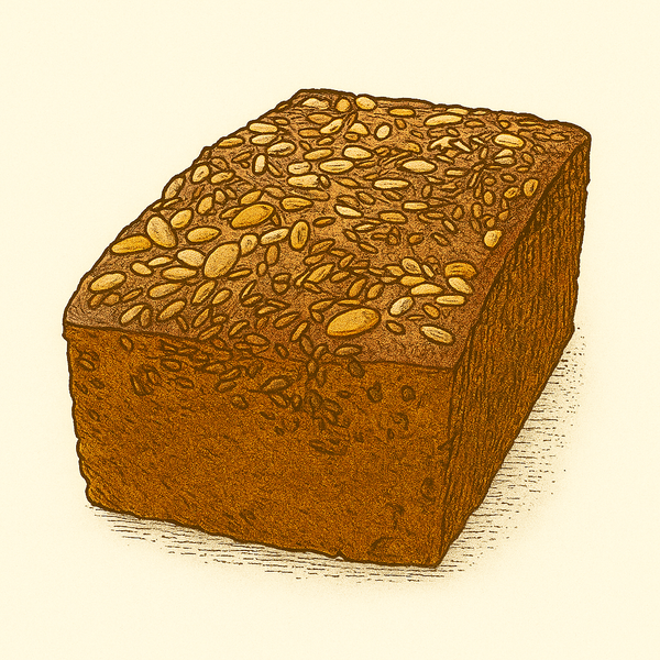 Seeded Rye Brick Sourdough