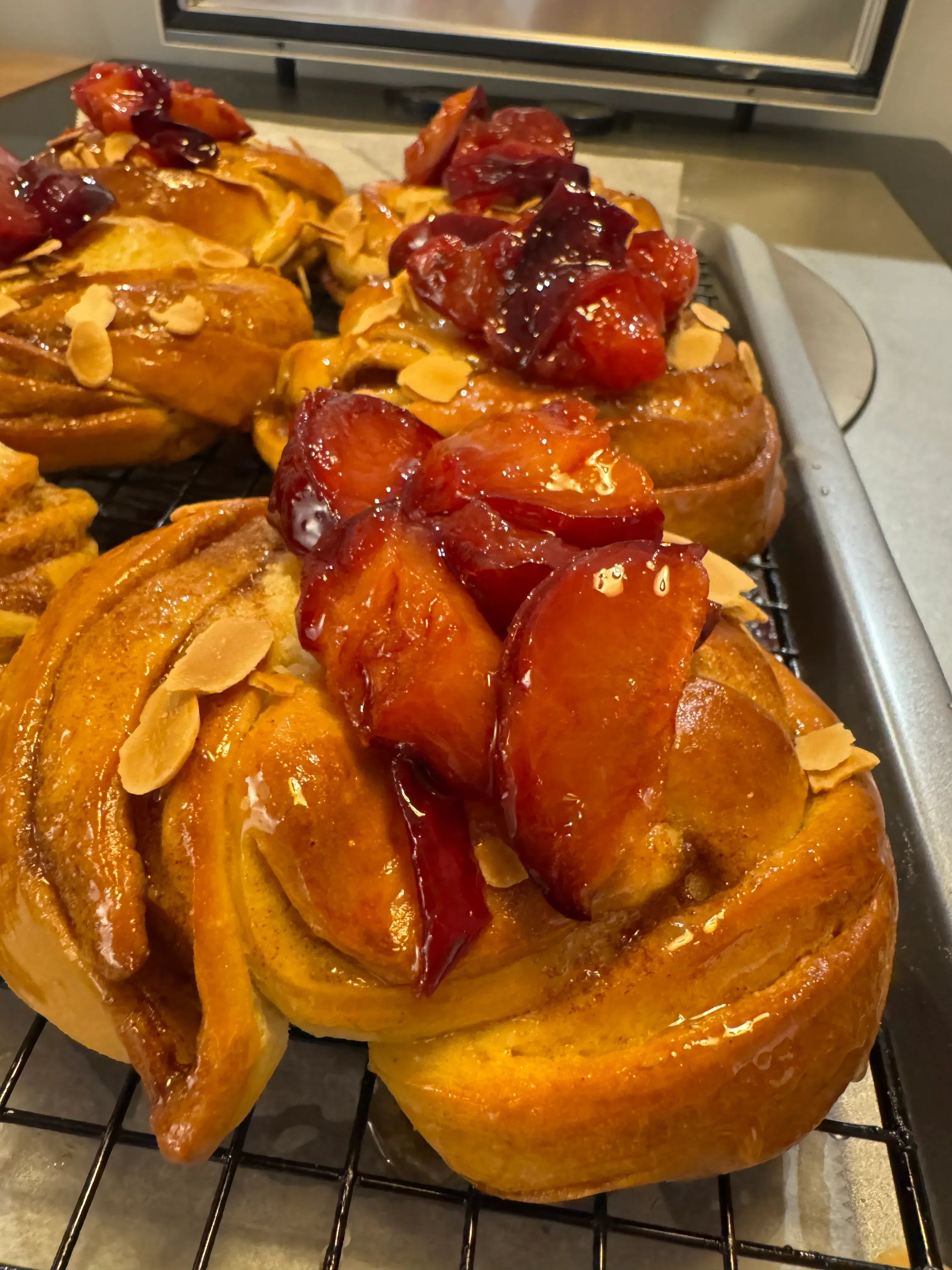Sweet & Sticky Enriched Dough Buns - Dominique's Kitchen